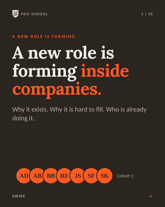 Four months ago, I Googled “Forward Deployed Operator” and found Ysimer Gonzalez. Today, seven people we trained together demoed real systems they built for real companies to a virtual room full of recruiters, hiring …