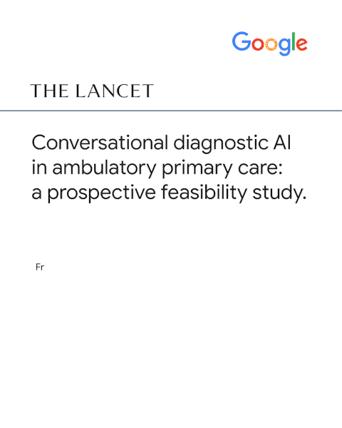 Proud to share a significant milestone✨: the first prospective study evaluating AMIE, our research conversational medical intelligence, alongside real patients in an active primary care clinic is now published in The …
