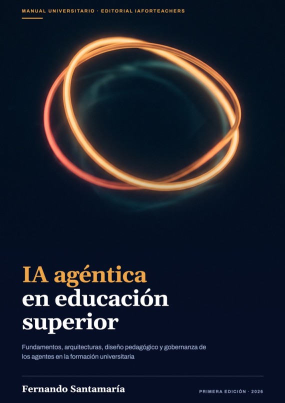 Lectura recomendada 👓 IA agéntica en educación superior (Libro + kit docente) Con el agente a toda máquina, ¿quién conduce la reflexión educativa? 📚 La IA puede entregar un trabajo excelente. ¿Qué aprendió el estudi…