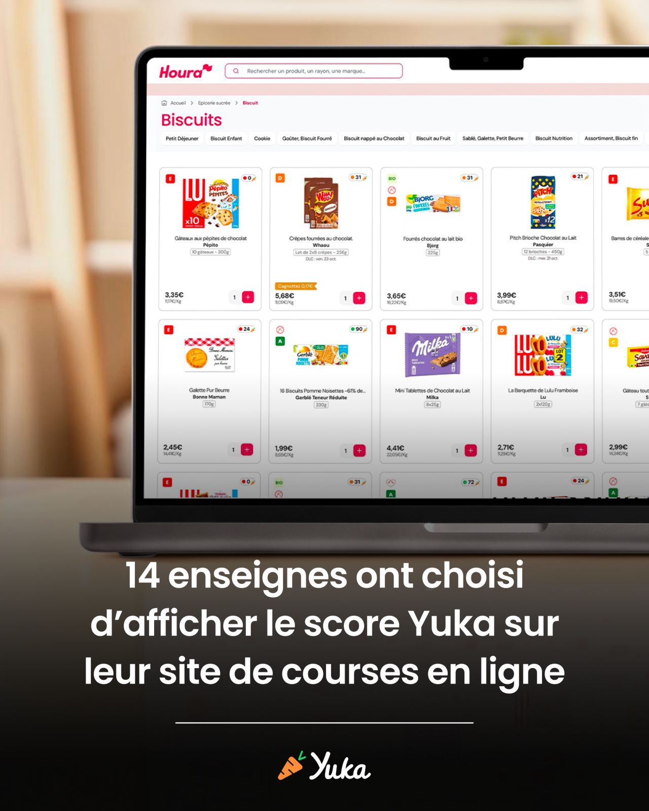 14 enseignes ont choisi d’afficher le score Yuka sur leur site de courses en ligne. Il y a une frustration que j'ai longtemps eue avec Yuka, et vos nombreux messages me confirmaient que je n'étais pas la seule dans ce…