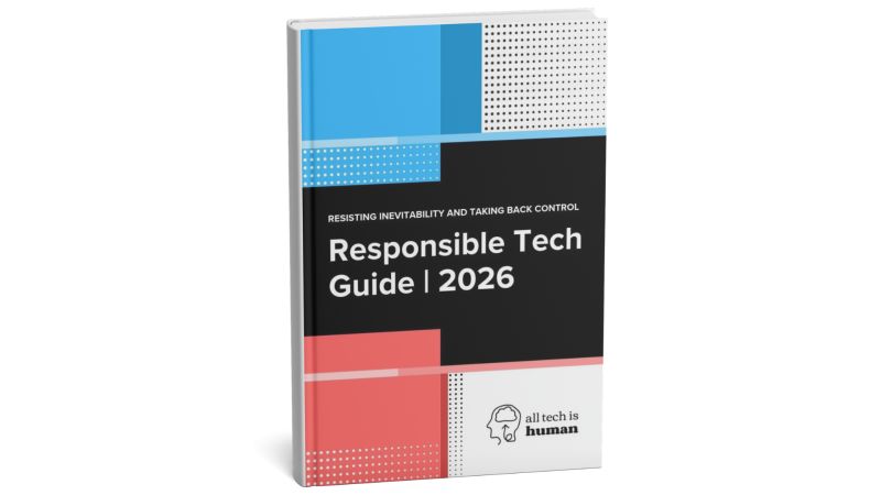 Feeling proud that All Tech Is Human just released its new Responsible Tech Guide! This is our 7th edition. You can download it here: https://lnkd.in/eRTS_crP You'll read our thoughts on the state of Responsible Tech,…