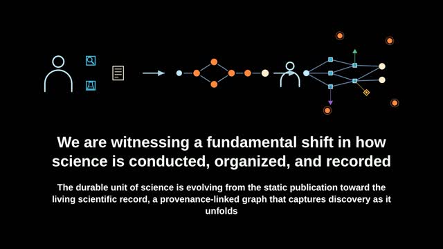 Scientific discovery is shifting from human-orchestrated tools and centrally planned AI workflows toward next-generation decentralized systems that coordinate autonomously through a shared, living scientific record. H…