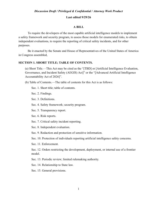 Anthropic: Anthropic pitches its own #AI #Safety #Bill. As reported by POLITICO, “Representatives for the artificial intelligence giant Anthropic have quietly pitched Capitol Hill lawmakers on a draft bill to regulate…