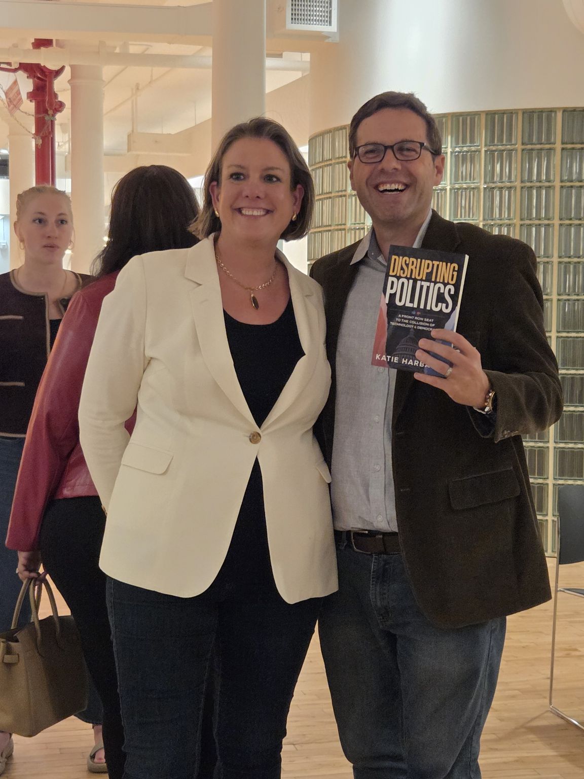 Congrats to Katie Harbath on the release of Disrupting Politics: A Front Row Seat to the Collision of Technology and Democracy! Katie spoke with Ashley Ross last night for a book release at Cinder's office in Soho. As…