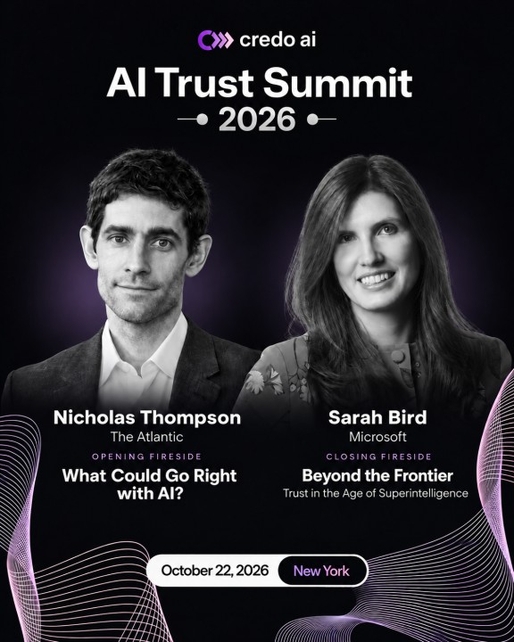 🗽 Hello New York ! Hope you are joining us at the Credo AI Trust Summit on October 22nd. We have an incredible lineup of speakers. I’m especially looking forward to two conversations: opening fireside on “𝐖𝐡𝐚𝐭 𝐂…