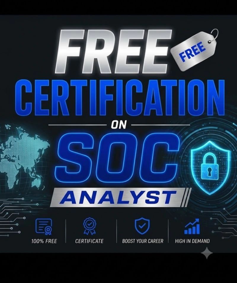 🚨 SHARE SOMEONE NEEDS IT 🚨 Want to Become a SOC Analyst? Start with These Free Learning Resources. ⭕Follow me on YouTube: https://lnkd.in/djcYzhYV ⭕Follow me on Instagram: https://lnkd.in/d7nmPp6t ⭕watch my new vide…