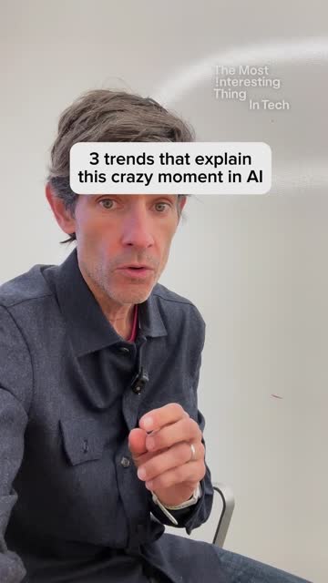 The most interesting thing in tech: three trends that are really important in AI right now. The models are improving incredibly fast---faster in fact than even most of the optimists expected. But the impact on the eco…