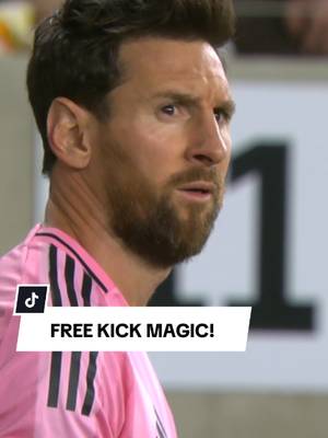 FREE KICK MAGIC FROM LEO. 🎯✨ #LeoMessi #InterMiamiCF