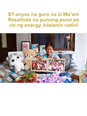 87-anyos na guro na si Ma’am Rosalinda na punong-puno pa rin ng energy, kilalanin natin! #KMJS | Kapuso Mo, Jessica Soho