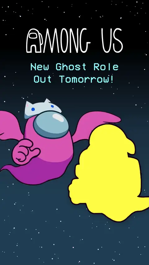 👻 NEW GHOST ROLE DROPS TOMORROW 👻 Guardian Angel's getting a new friend in the afterlife! keep ur visors peeled for more info 😎 #AmongUs #Innersloth #gaming #GamingOnTikTok #Crewmate