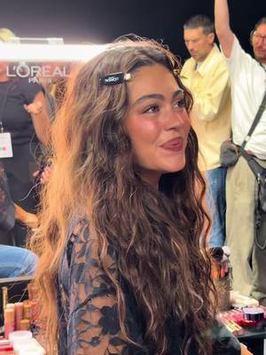 The clock is ticking. Are you ready for le défilé coming soon? @mikaabdalla is 😉 #ledefilelorealparis #lorealparis