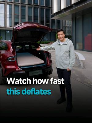 Long drives are easier when you can actually rest. Watch how fast this one packs away. #XiaomiAuto #EV