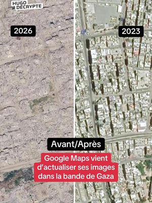 Ces nouvelles images satellites, mises en ligne en 2026 sur Google Maps, révèlent l’ampleur des destructions à Rafah, ville palestinienne de la bande de Gaza située à la frontière avec l’Égypte. Les routes restent par…