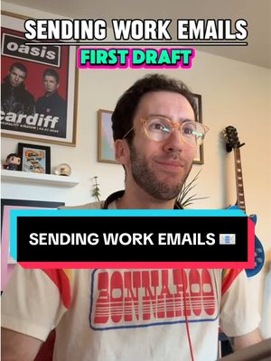 Some day soon I WILL send the third draft 😂 #work #email