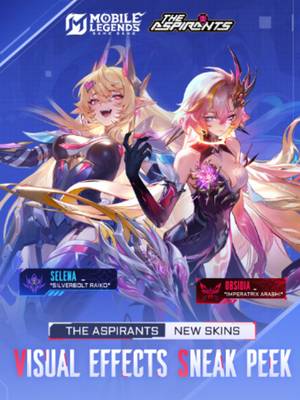 All-new Aspirants skins: Obsidia "Imperatrix Arashi" and Selena "Silverbolt Raiko" will arrive on 10/09! Born of the same power, yet walking opposite paths. Obsidia transforms into a commander of the Enders, unlocking…