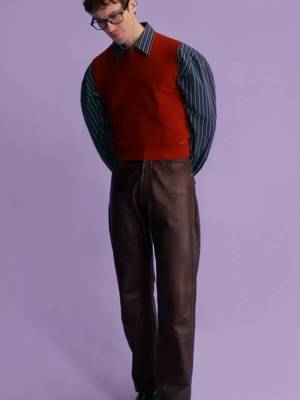 Versace Fall Winter 2026 eyewear — a study of mood and gesture, starring Joseph Quinn.