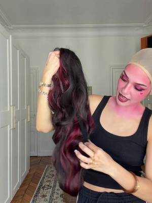 je m’attendais à ce que ce soit plus simple les perruques j’avoue mdrr #draculaura