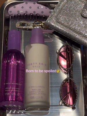 Lil Miss Wonderful is for our spoiled gyals 💅🏽🌟💋 Meet our newest scent: a sweet + angelic floral gourmand with notes of candied apple, peony + purple freesia 🍎✨💜 Indulge in: 🥛 Butta Drop Body Milk 💫 Allover Bo…