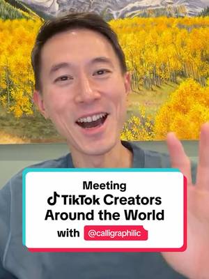 Meeting @Paola Gallegos ✨ made me want to pick up a pen and try calligraphy myself. That’s something I love about the creators I meet on TikTok: they make you curious enough to try something new.