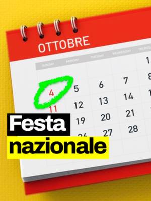 Il 4 ottobre diventa festa nazionale in onore di San Francesco, patrono d'Italia. Questo giorno era già riconosciuto come solennità civile dal 1958 e fino al 1977 godeva di orari lavorativi ridotti. Da quest'anno, si …