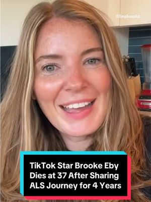 TikTok Star #BrookeEby, who has lived with ALS since 2022, has died at the age of 37, the ALS Network announced on Oct. 1. Eby made a name for herself on social media, posting comedic and educational content about her…