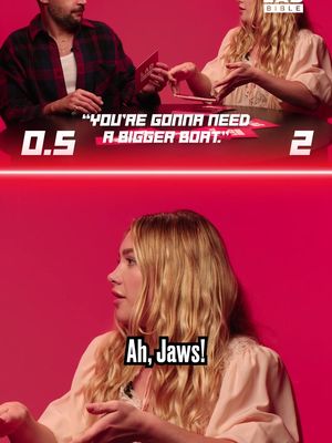Florence Pugh and Chris Abbott put their movie knowledge to the test 🎥 #snackwars #ladbibleoriginal #ladbible
