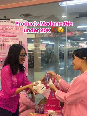 kapan lagi beli products banyak tapi nggak boros? 🤑 Madame Gie lagi ada di Beauty Market SunnynSassy, Blok M Hub! 🩷 🗓️ 1–4 Oktober 2026 See youuu there, MGers 👀👋🏻 #madamegie #irlbeauty #diskon #clearancesale #blokm