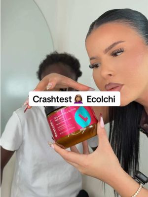 Does this actually work?! 😳 OMG… let’s find out together! @FANTAZIA #asmr #crashtest #hairstyle #hair #ecolchihairmask