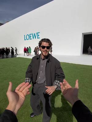 Jack Innanen at the #LOEWE Spring Summer 2027 show. @Jack Innanen #JackInnanen