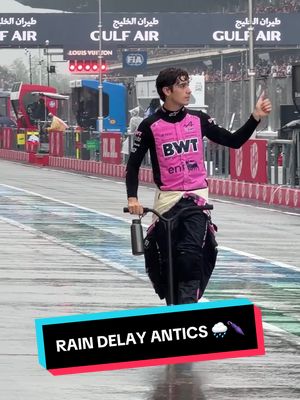 plenty to keep us entertained 😅☔️ #f1 #alpinef1 #pierregasly #francocolapinto #paularon