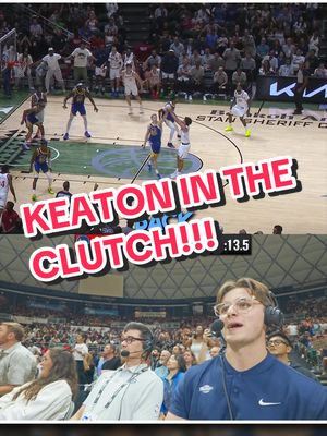 @keaton.wagler in the clutch!!! @Carlo Jiménez on the call!!! #NBA #basketball #winner #laclippers #clutch
