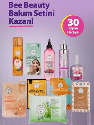 Sonbaharda bakım rutinine biraz Bee Beauty dokunuşu eklemeye ne dersin? 🧖‍♀️✨ Senin için Bee Beauty’nin en sevilen 10 ürününden oluşan dopdolu bir bakım seti hazırladık ve tam 30 kişiye hediye ediyoruz! 🥳 Katılmak i…