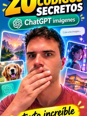 🤯 20 códigos secretos para editar fotos con ChatGPT: los he probado uno a uno y estos son los que de verdad funcionan. Al grano: escribes el código al principio del mensaje, subes tu foto y ChatGPT entiende qué trans…