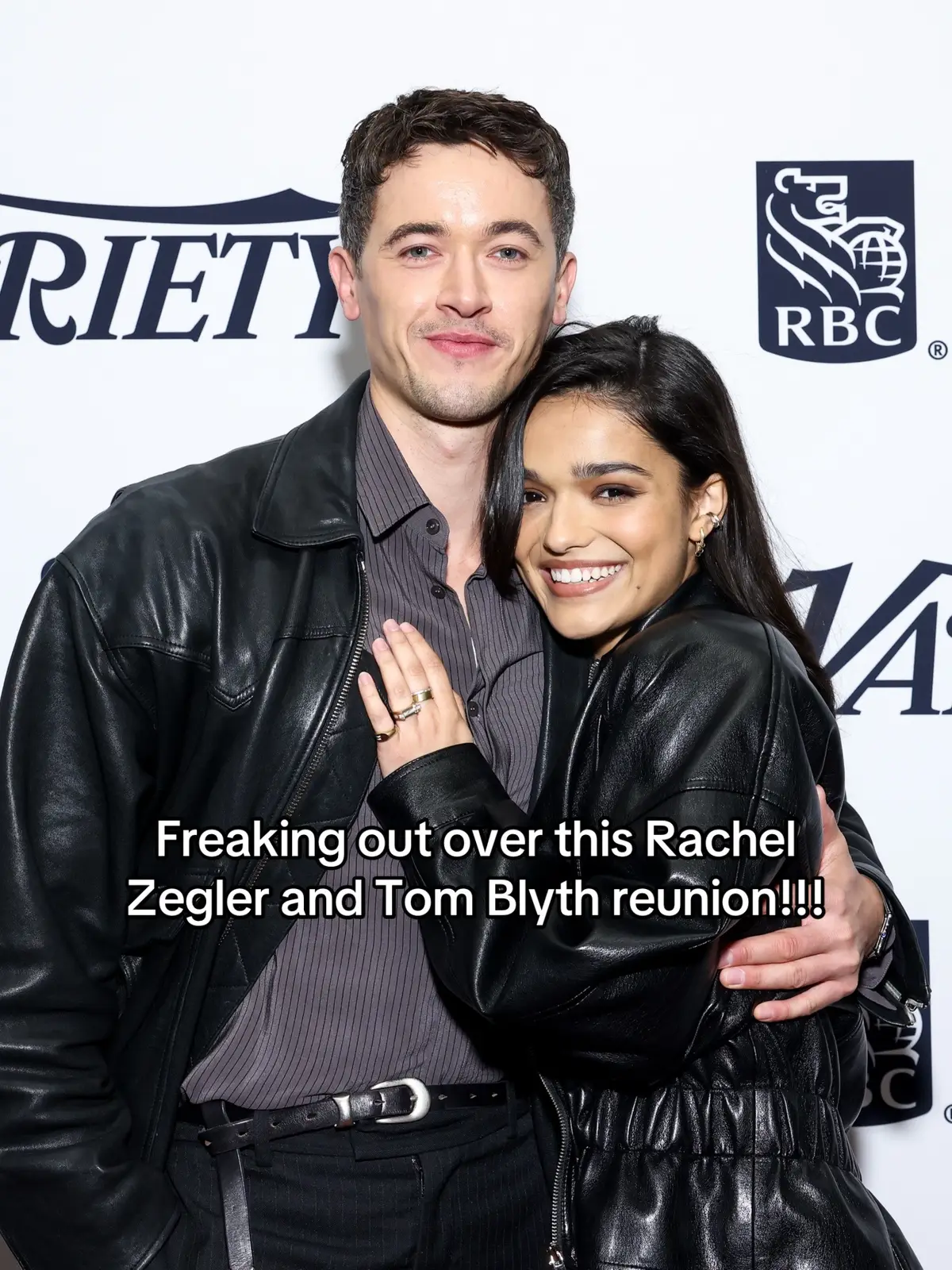 I missed them. 😭 #thehungergamestheballedofsongbirds stars #RachelZegler and #TomBlyth reunited at the Variety Business of Broadway event in NYC today and we’ll never get over it. #thehungergames #lucygraybaird