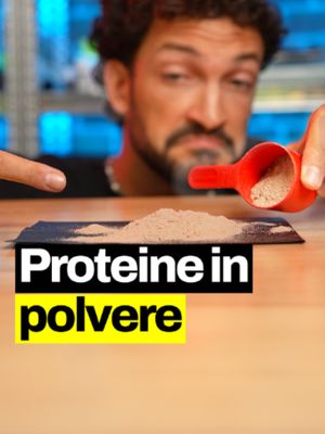 Cosa sono le proteine in polvere? E ha davvero senso assumerle? Potete trovare il video completo sul nostro canale YouTube