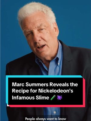 Ever wondered what the infamous #Nickelodeon slime is made of? 👀 #MarcSummers spills the tea — or, in this case, the slime! 🫟