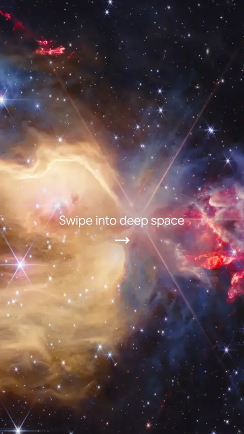 Celebrate World Space Week by traveling through distant galaxies, glowing stars, and cosmic phenomena, captured by NASA’s James Webb Telescope 🌌✨Enjoy the views! 🚀 #GoogleDoodle @NASA