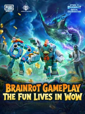 New Brainrots available on October 9! 🎃New Brainrots are taking over WOW! 🪄Ghost ship event, brainrot wand,and the magic broom await. ⚡Coming soon, stay tuned! 📲Download Now:https://pubgmobile.go.link/PUBGMWOW460 #…