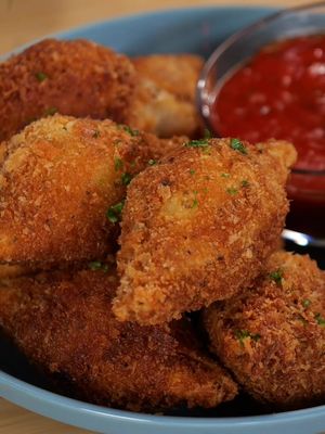 Crispy Stuffed Pasta Shells