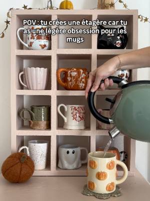 Nos tasses ont enfin la place qu'elles méritent 👀 #leroymerlin #maison #fall #mugs #autumn