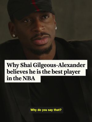 Who’s the best player in the NBA? @Shai Gilgeous-Alexander has an answer. #NBA #sports #SGA #basketball
