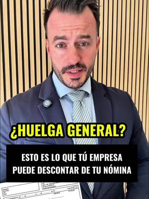 Esto te puede quitar de la nómina si haces huelga #huelga #vivienda #derechos