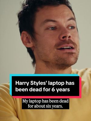 Harry Styles' laptop has been dead for 6 years: “I don’t know where the charger is.” #harrystyles #harrystylesedit #harrystylesclips #harries #thomyorke