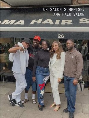When Ms. @Tina Knowles and @Neal Farinah decide to randomly pop up at a salon in the UK, you just go with the flow 🤷🏽‍♀️😂 Thank you @AMA’s HAIR SALON for welcoming us in. This day was so special and full of laughs …