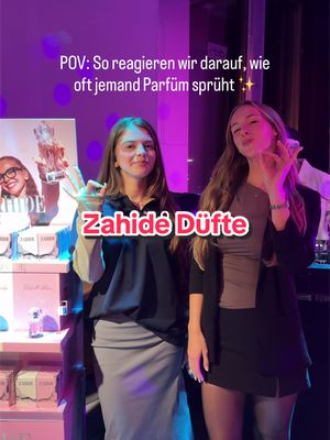 POV: So reagieren wir darauf, wie oft jemand Parfüm sprüht 💀 Ab morgen sind für euch die neuen Düfte von Zah1de bei ROSSMANN erhältlich. 🩷🤍 Welchen der beiden Düfte werdet ihr euch holen? (Oder doch lieber gleich b…