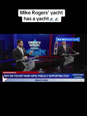 Mike Rogers' yacht has a yacht.