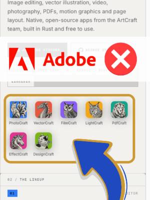 7 clones de la suite Adobe codés en Rust... avec l'aide d'une IA. PhotoCraft pour Photoshop, FilmCraft pour Premiere, VectorCraft pour Illustrator : c'est gratuit, open source et multiplateforme. Alors, vraie alternat…