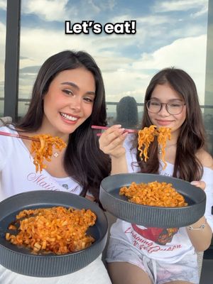 Kain tayo ng spicy noodles with cheese! 😋 #fyp