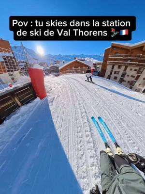 Val Thorens la meilleure station de ski du monde ? ⛷️🇫🇷 Je skie dans la station élue 10 fois championne du monde. #ski #valthorens #les3vallees #neige #sportstiktok