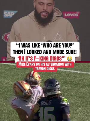 Mike Evans really didn’t know it was Trevon Diggs 😅 (via @San Francisco 49ers) #nfl #football #mikeevans #49ers